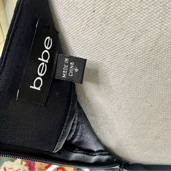 Bebe Black Pencil Straight Skirt - Picture 6 of 6